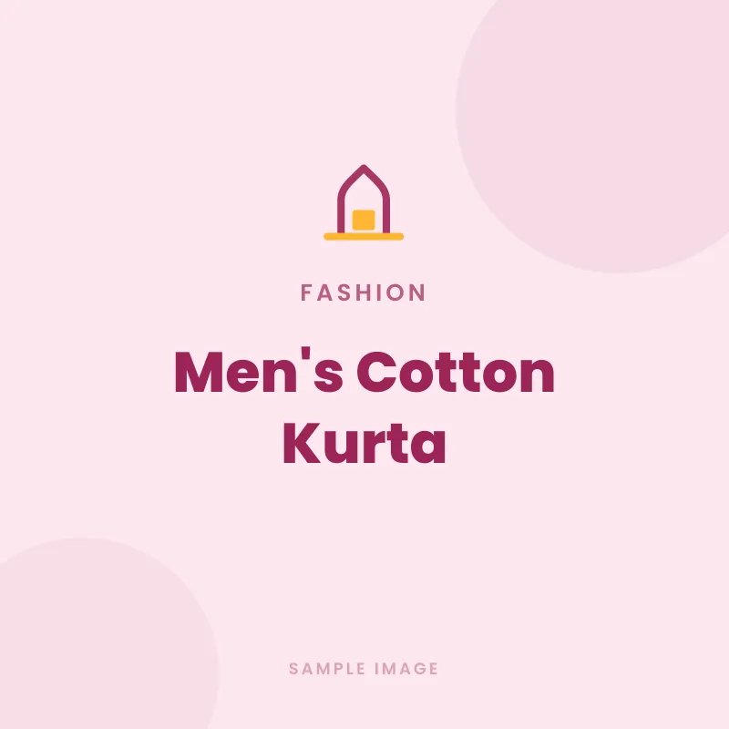 Men's Cotton Kurta