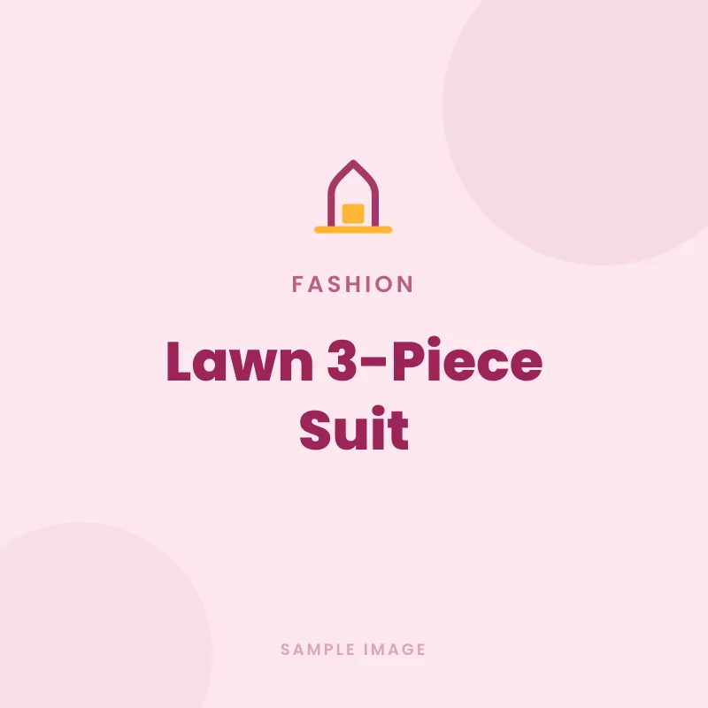 Lawn 3-Piece Suit (Unstitched)