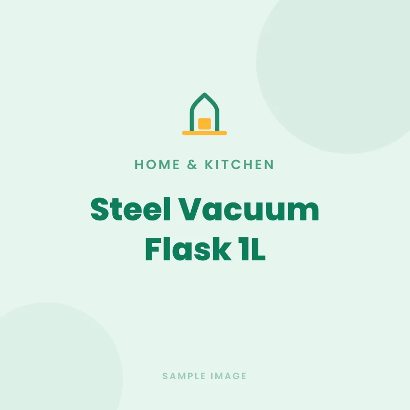 Steel Vacuum Flask 1L